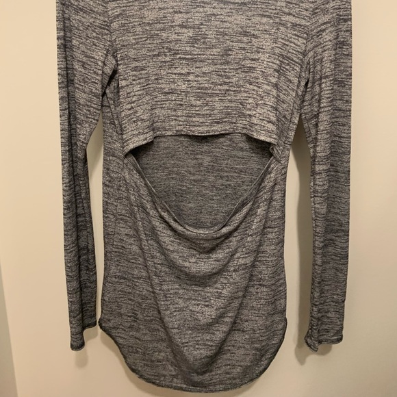 Wilfred Free Long Sleeve Top with back cut out - Picture 2 of 5
